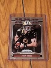 Drew Brees autographed card w/coa