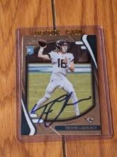 Trevor Lawrence RC autographed card w/coa