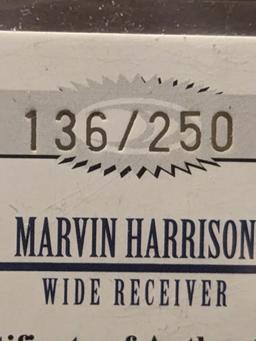 136/250 SP 2006 Donruss Gridiron Gear Marvin Harrison Playbook Game Worn Jersey