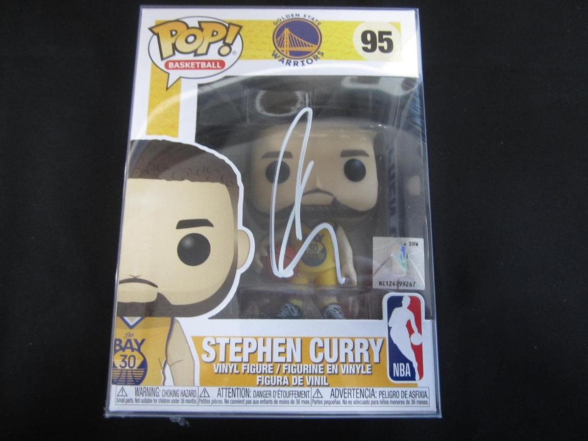 Stephen Curry signed funko pop coa