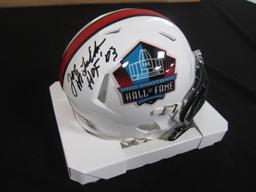 Joe Delamielleure signed mini helmet coa