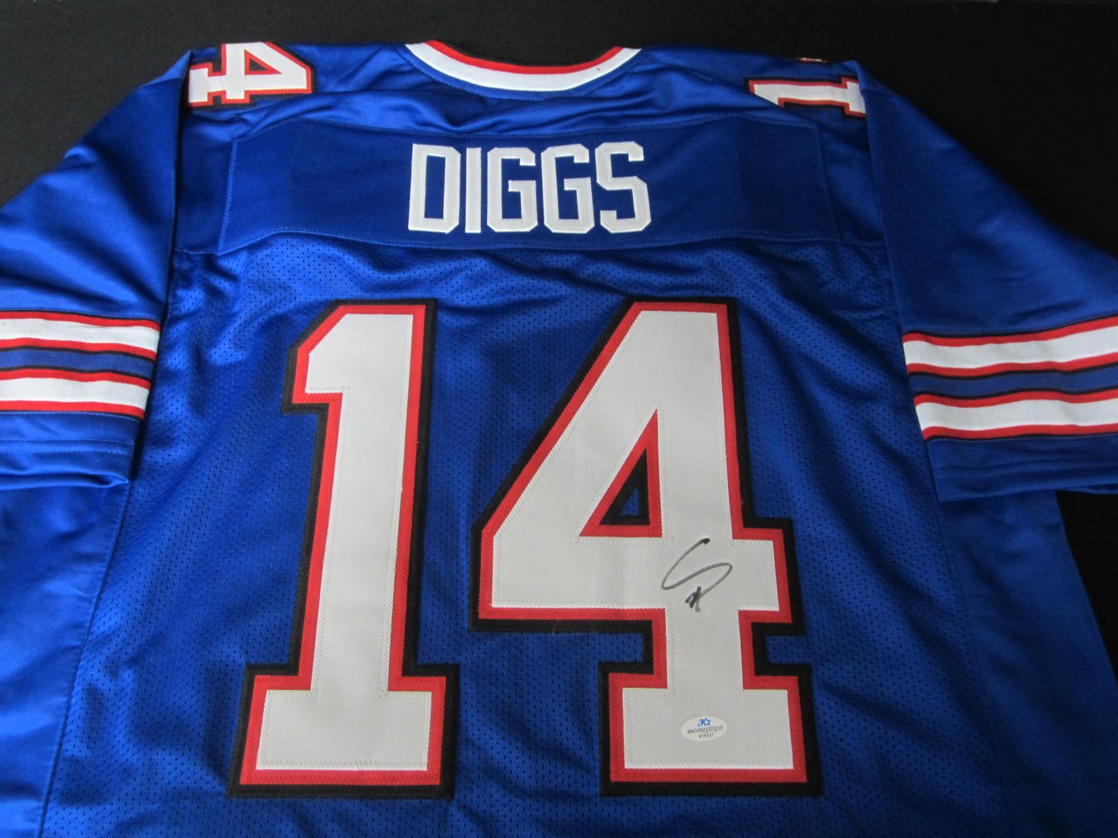 BILLS STEFON DIGGS SIGNED JERSEY FSG COA