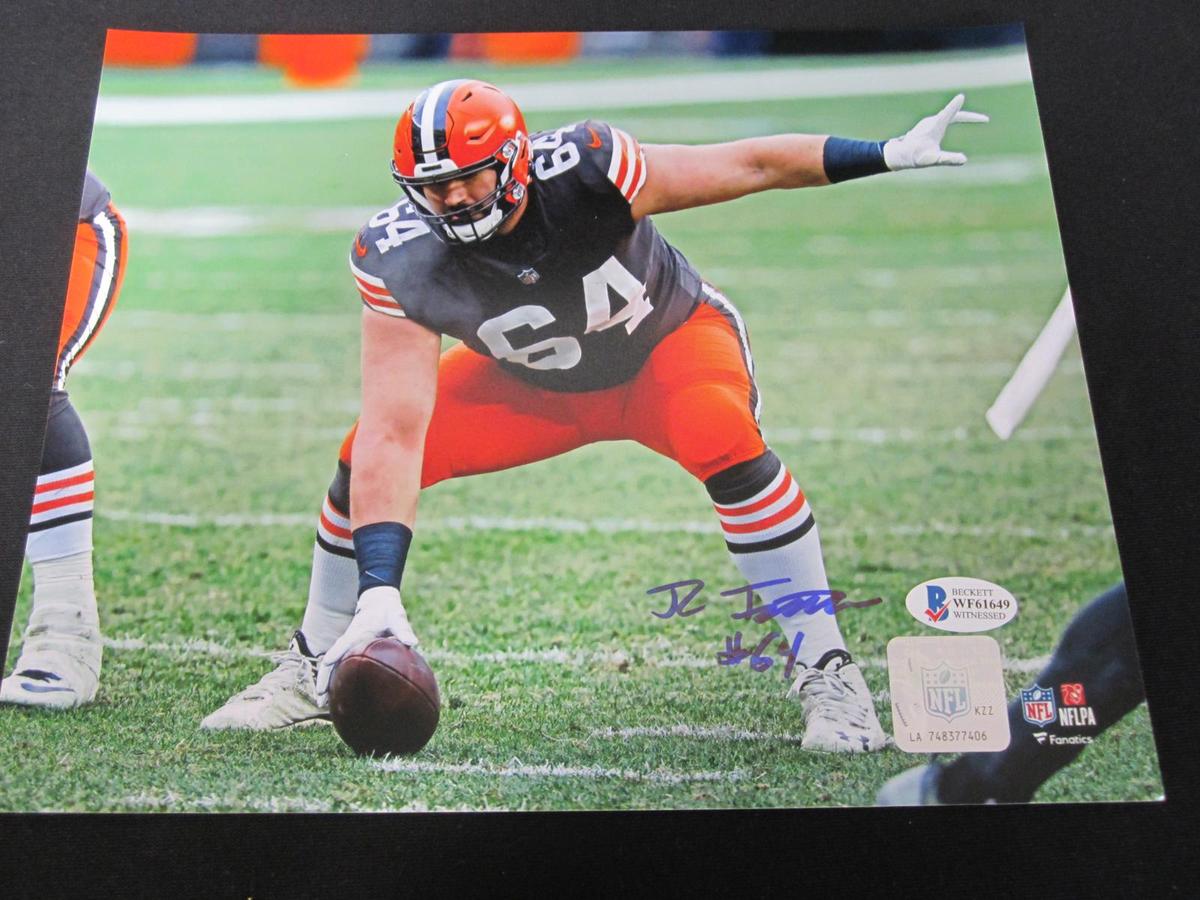 JC TRETTER SIGNED 8X10 PHOTO BAS COA