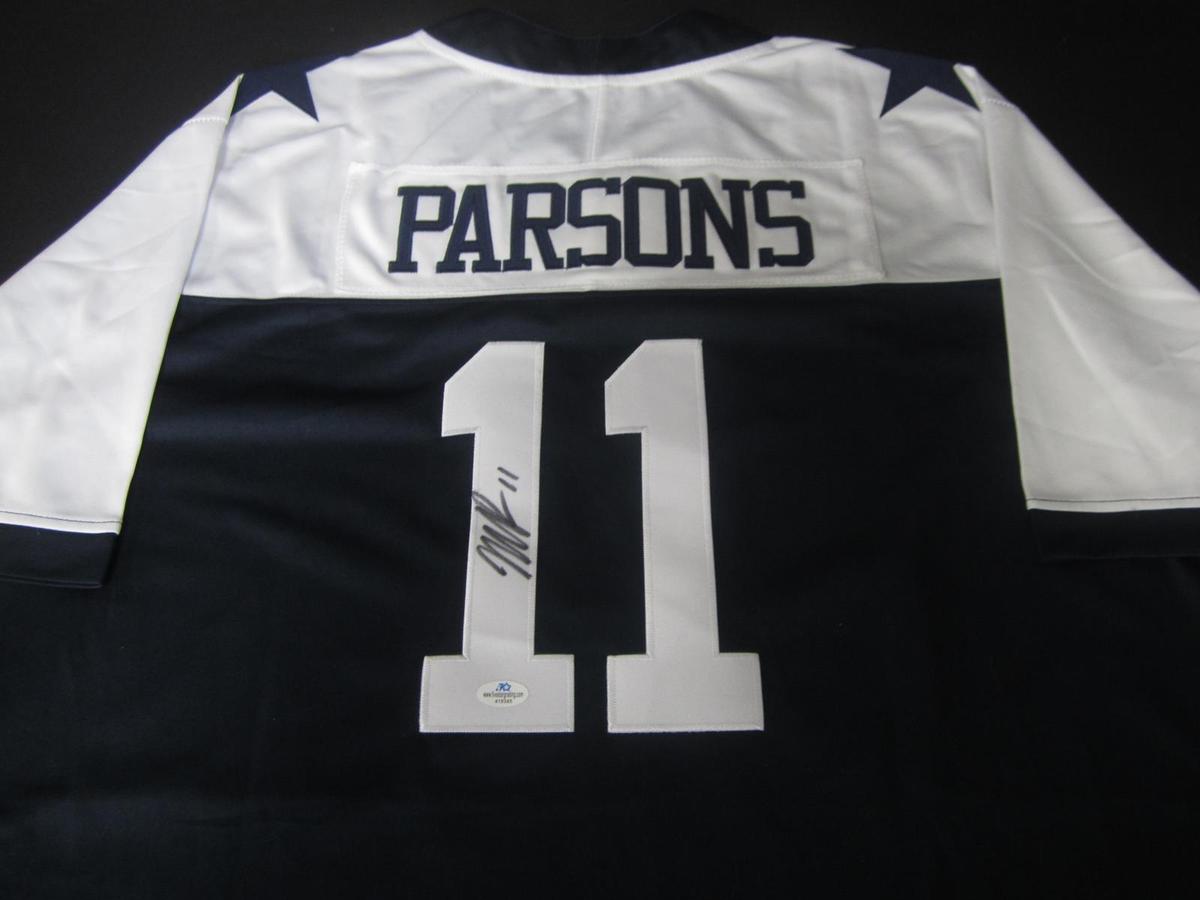 MICAH PARSONS SIGNED COWBOYS JERSEY COA