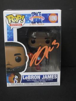 LEBRON JAMES SIGNED SPACE JAM FUNKO POP COA