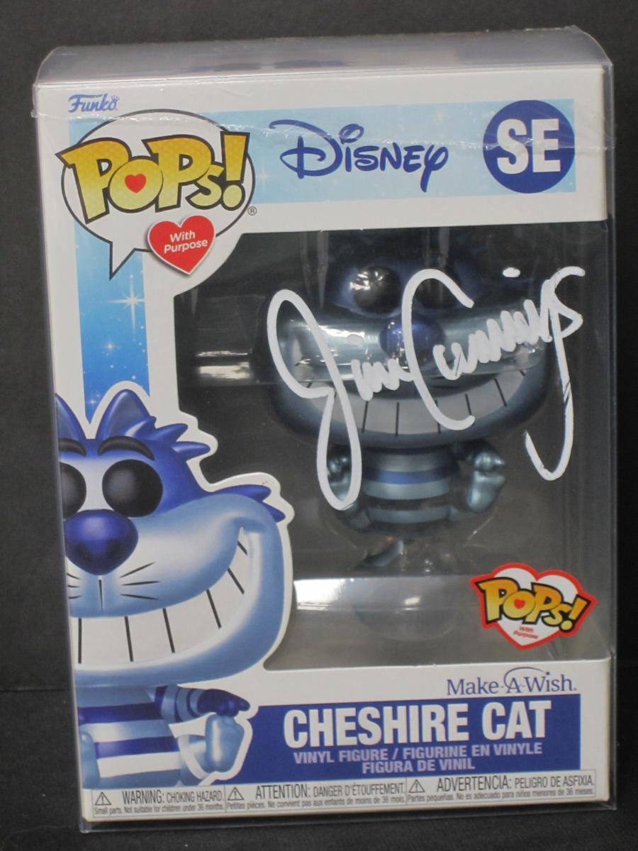 JIM CUMMINGS SIGNED CAT FUNKO POP COA