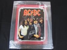 AC/DC FULL BAND Signed Framed 8x10 W/Coa