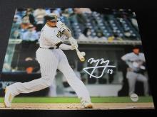 MANNY MACHADO SIGNED 8X10 PHOTO PADRES