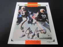 Jim Brown Signed Foldup Poster GAA COA