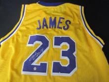 LeBron James Signed Jersey COA Pros