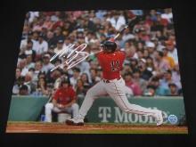 RAFAEL DEVERS SIGNED 8X10 PHOTO RED SOX COA