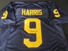 WVU MAJOR HARRIS SIGNED JERSEY COA