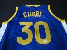 WARRIORS STEPHEN CURRY SIGNED JERSEY COA