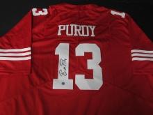 49ERS BROCK PURDY SIGNED JERSEY COA