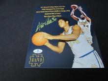 AUSTIN CARR SIGNED 8X10 PHOTO NOTRE DAME