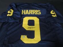 WVU MAJOR HARRIS SIGNED JERSEY COA