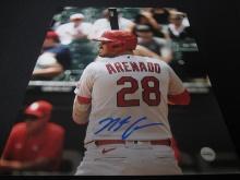 NOLAN ARENADO SIGNED 8X10 PHOTO COA