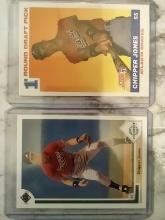 1991 Rookie Lot Of 2 Chipper Jones