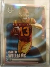 2022 Bowman U Caleb Williams Neon Neophytes SP #1