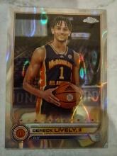 2022 Topps Chrome Dereck Lively Lava SP Refractor Rookie #2 /399