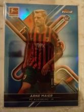 2022 Topps Finest Blue Refractor Rookie Arne Maier #7 /150