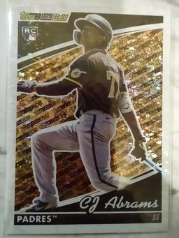 2022 Topps Black Gold Rookie SP CJ Abrams #13