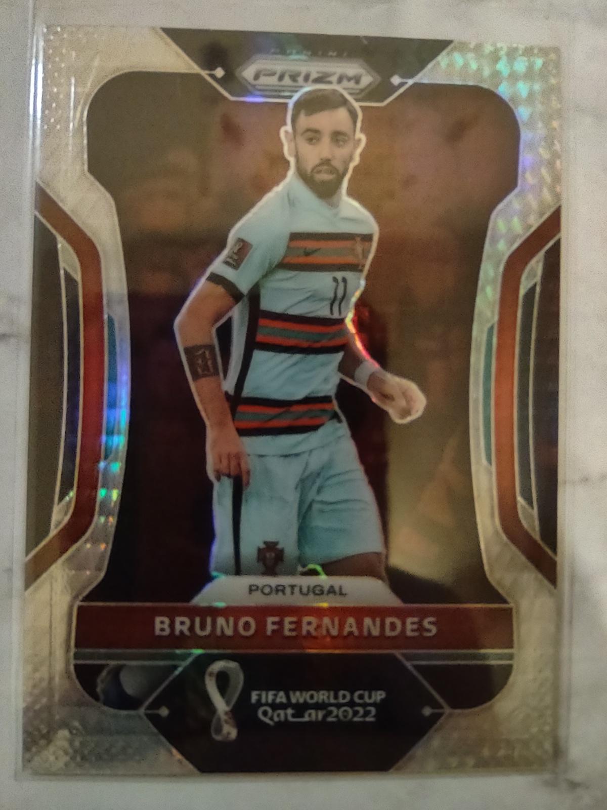 2022 Prizm World Cup Hyper Prizm Bruno Fernandes #174