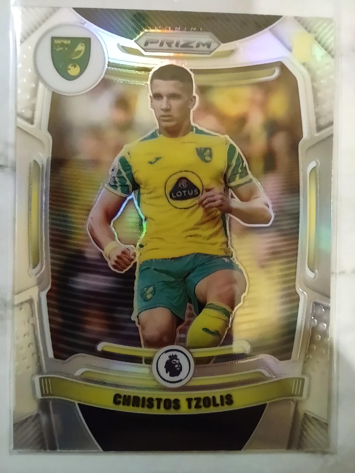 2021-22 Prizm Soccer Christos Tzolis Silver #173