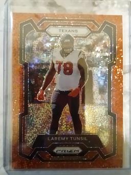 2023 Prizm Case Hit Red Speckle Larmey Tunsil #122