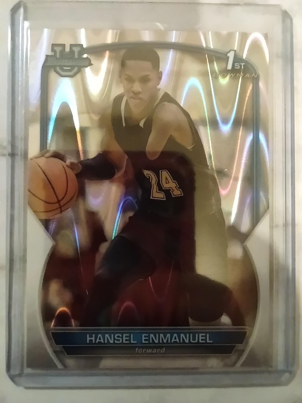 2023 Bowman U Lava Refractor Rookie Hansel Enmanuel #52 /100