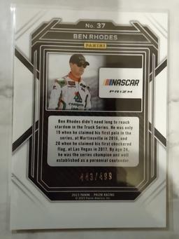 2023 Prizm Racing Blue Ben Rhodes #37/ 499