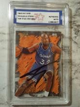 Hand Signed Shaquille Oneal Card w/coa