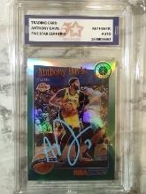 Hand Signed Anthony Davis W/COA