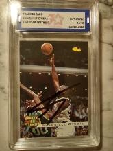 Hand Signed Shaquille Oneal W/COA