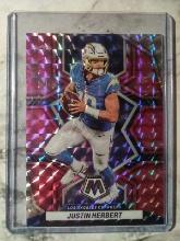 2022 Mosaic Pink Camo Justin Herbert #101