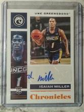 2021 Chronicals Rookie Auto Isiah Miller Orange SP