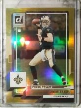 2022 Donruss Holo Gold Drew Brees #251