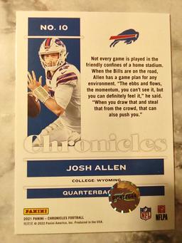 Hand Signed Josh Allen W/COA