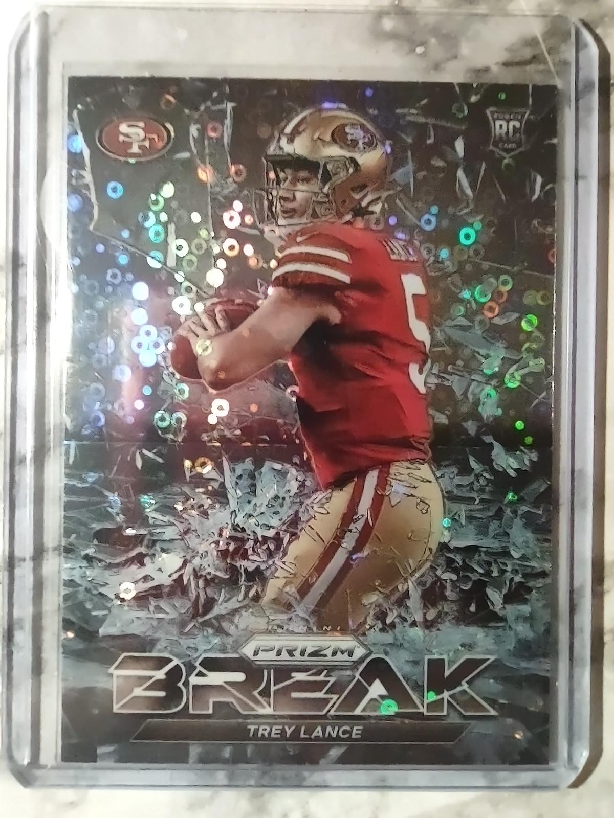 2021 Prizm Break Rookie No HUddle Trey Lance #7