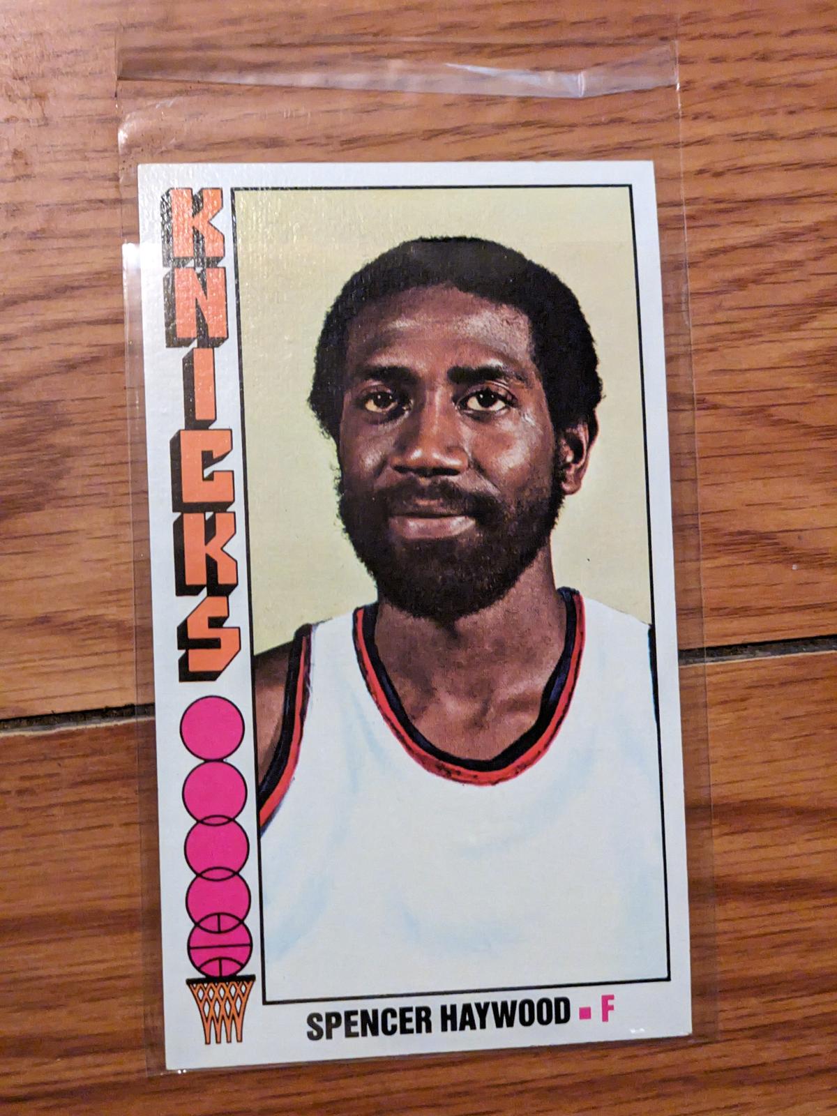 Spencer Haywood 1976-77 Topps jumbo card