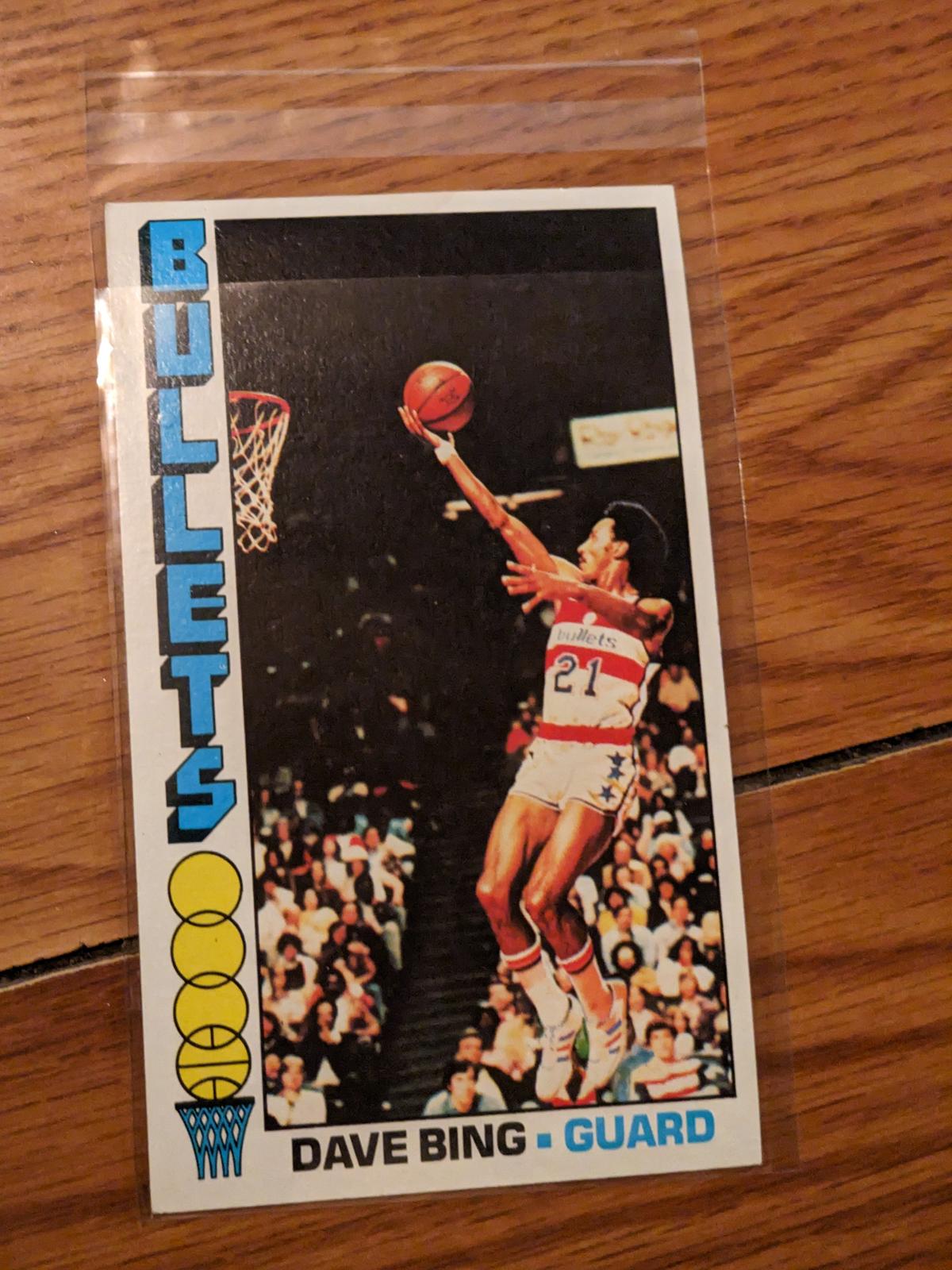 Dave Bing 1976-77 Topps jumbo Vintage card