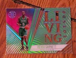 2020-21 Panini Illusions Kevin Garnett Living Legends Clear green Acetate Celtics