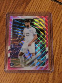 2020-21 Topps Chrome UCL Pink Wave Refractor Duje Caleta-Car #30 Rookie RC