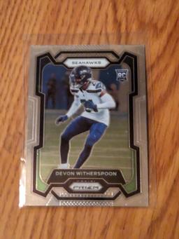 2023 Panini Prizm Football Base Rookie Card #389 Devon Witherspoon RC