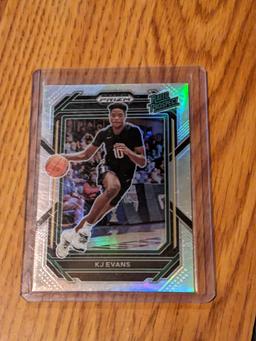 2023 Panini Prizm Draft Picks #4 KJ Evans Rated Prospect Silver Prizm