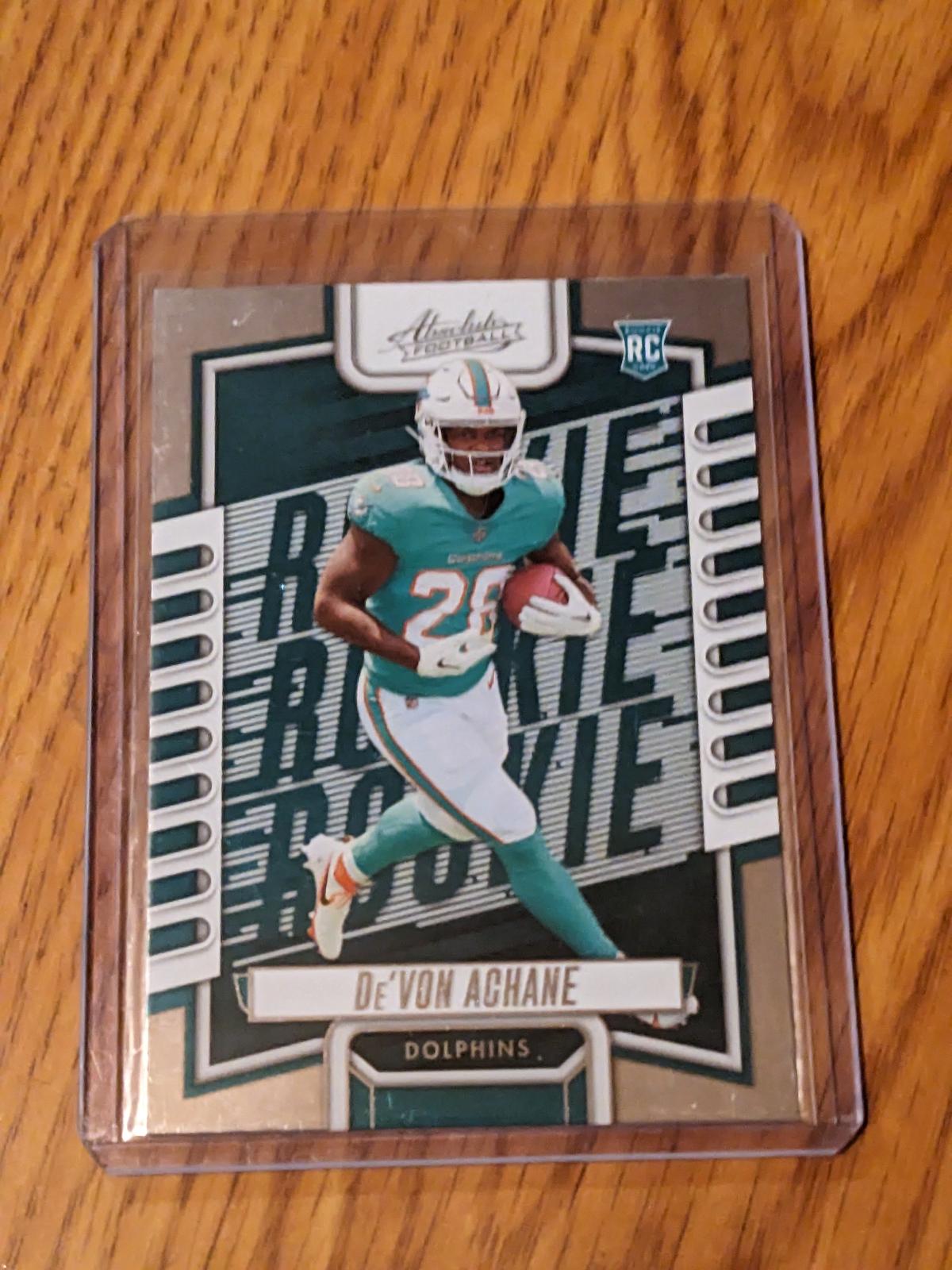 2023 Panini Absolute #130 De'Von Achane RC/Rookie