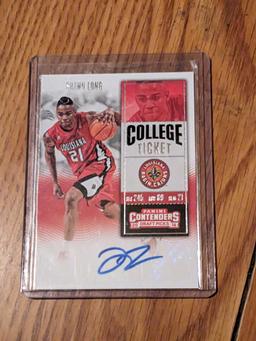 2016 Contenders Draft Pick SHAWN LONG Rookie RC Auto College Ticket #166 Cajuns