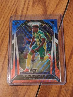 2020-21 Panini Prizm Premier League Red White & Blue Grady Diangana #268 RC