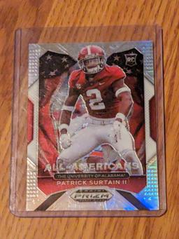 2021 Panini Prizm Draft Picks All American #199 Patrick Surtain II Rookie Silver