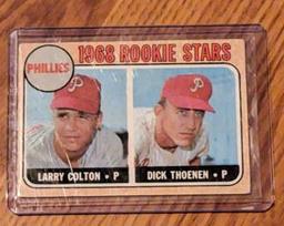 1968 Topps #348 Larry Colton / Dick Thoenen Phillies Rookie Stars